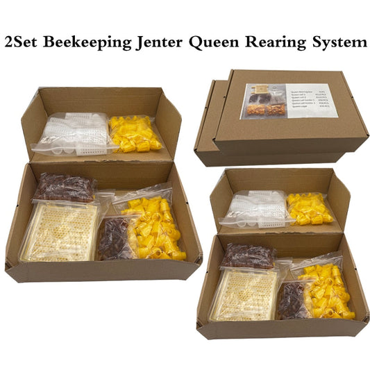 2SET Apiculture Beekeeping Jenter Queen Rearing Incubation System Box Cage Holder Plastic Cell Cup Bees Tool Beekeeping Supplies  Business & Industrial > Agriculture 194.99 EZYSELLA SHOP